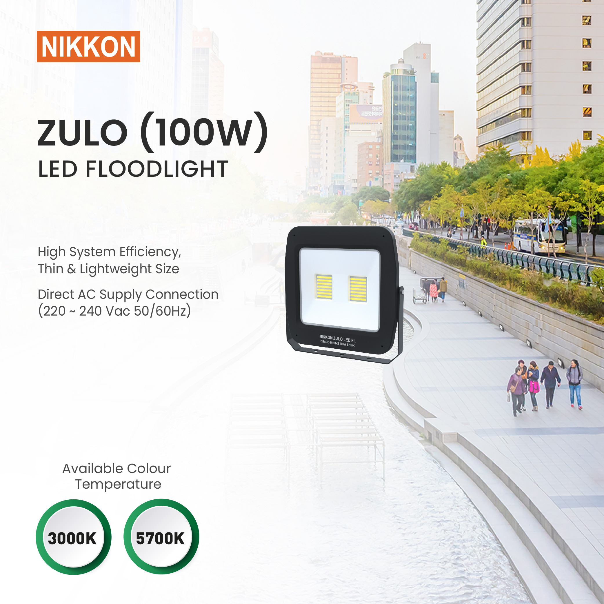 NIKKON ZULO LED FLOODLIGHT